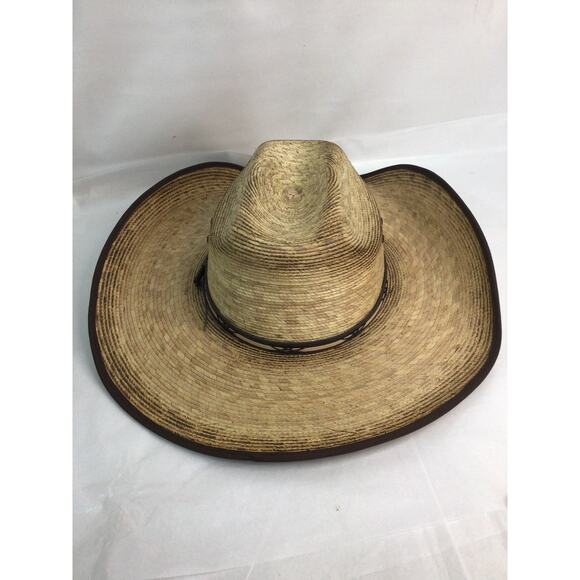 RESISTOL Boys Jason Aldean Amarillo Sky Straw Cowboy Hat Natural One Size - Picture 3 of 6